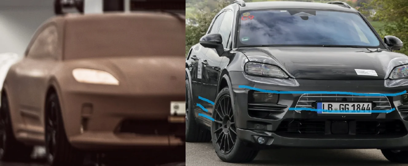 Electric Macan EV First official Macan BEV photos Macan