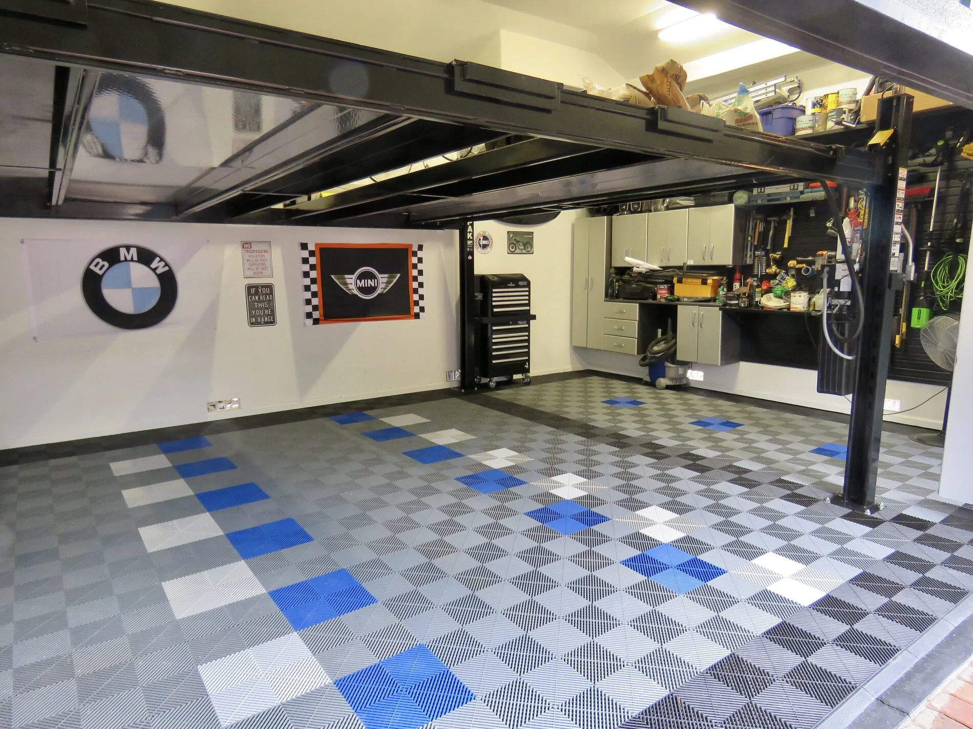 Electric Macan EV Garage Floor Coatings gar2