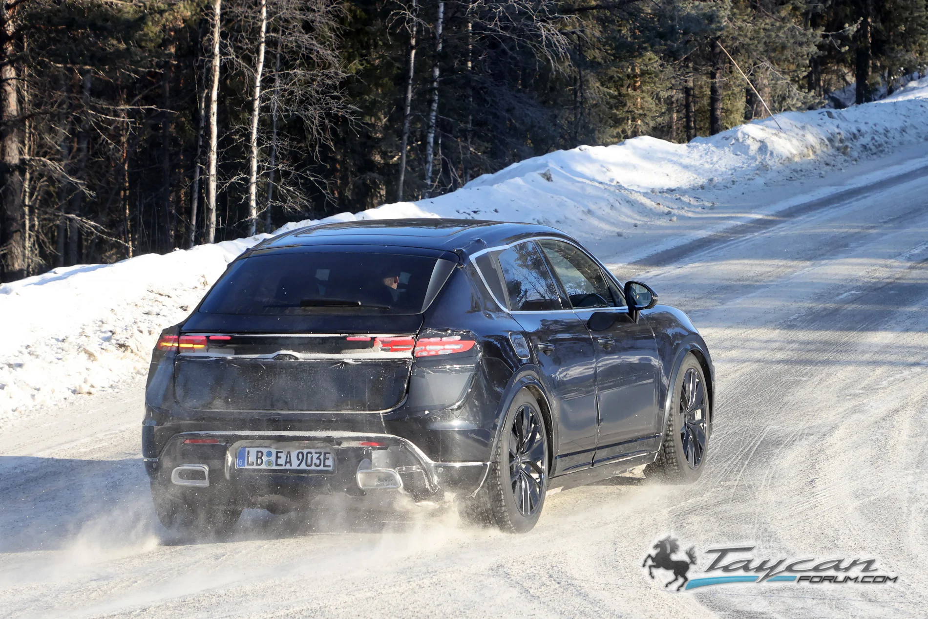 Electric Macan EV Macan EV Interior Spied Uncovered! + Latest Cold Climate Testing Photos Porsche Macan 17