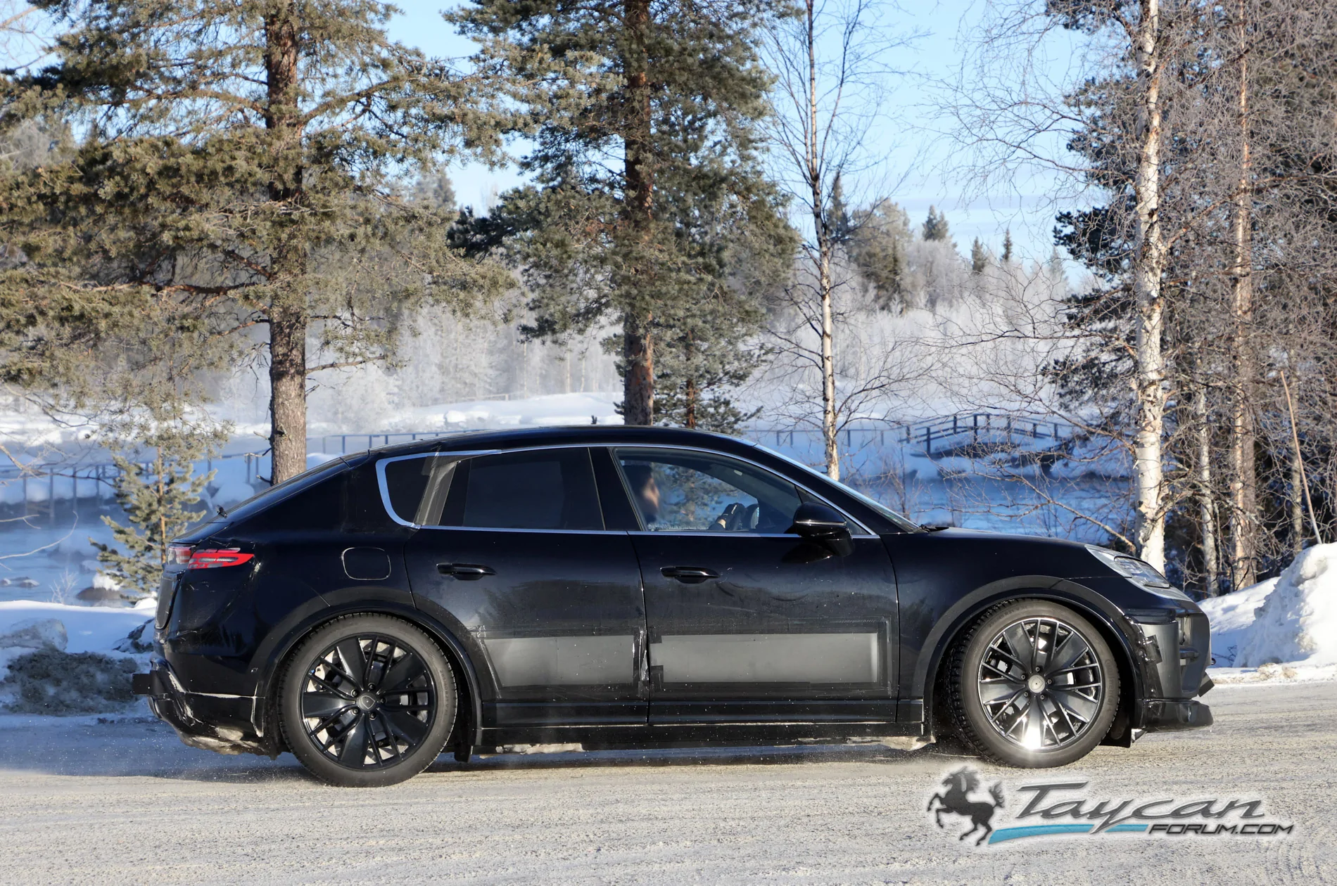 Electric Macan EV Macan EV Interior Spied Uncovered! + Latest Cold Climate Testing Photos Porsche Macan 14