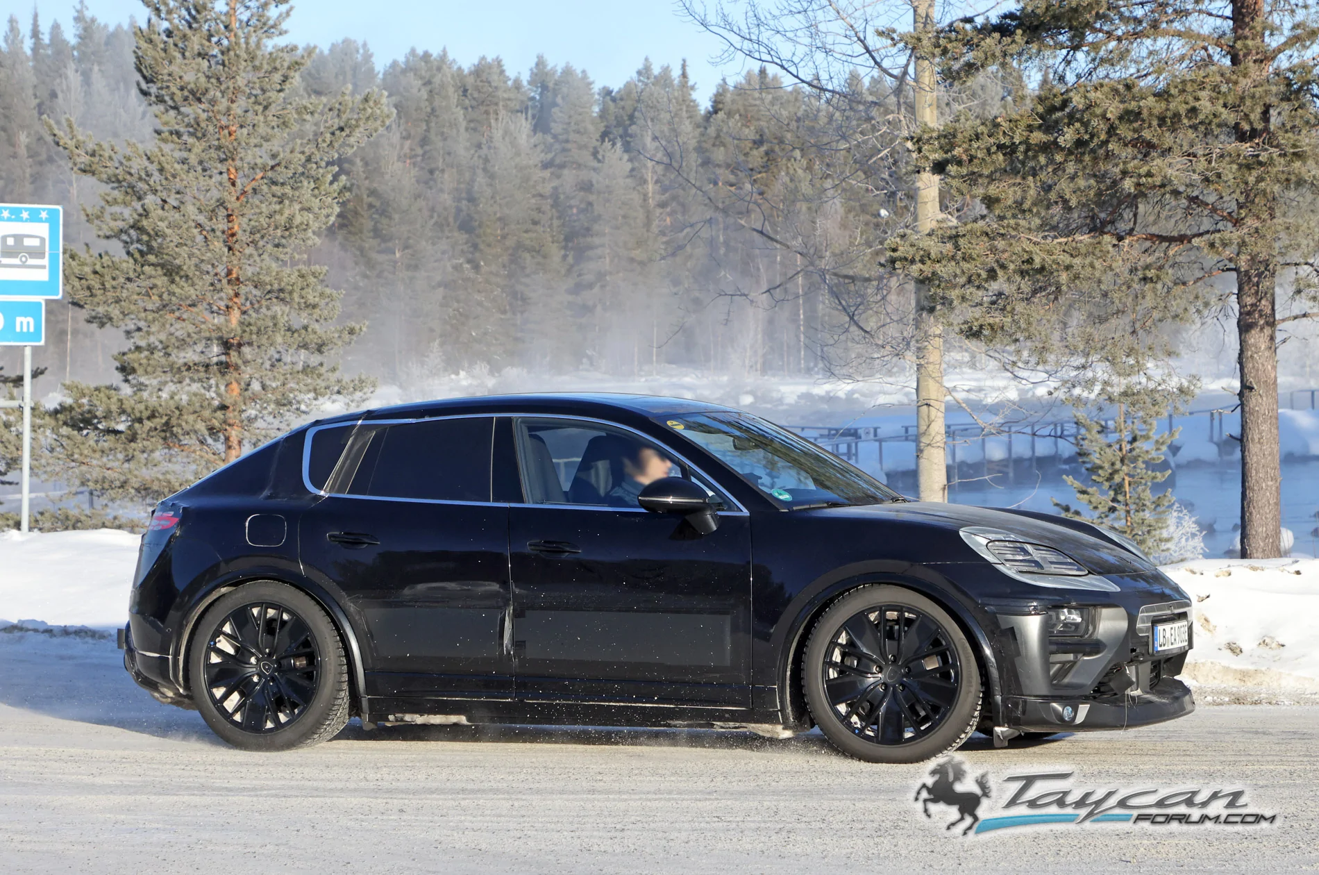 Electric Macan EV Macan EV Interior Spied Uncovered! + Latest Cold Climate Testing Photos Porsche Macan 13