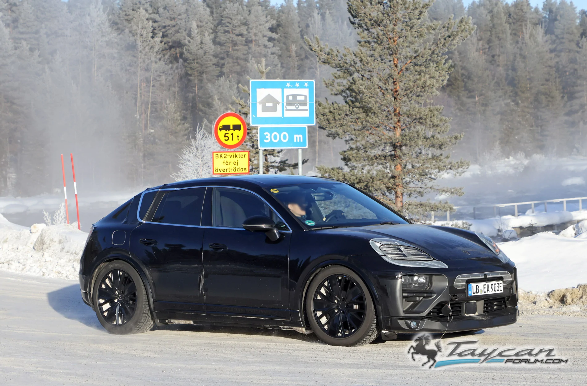 Electric Macan EV Macan EV Interior Spied Uncovered! + Latest Cold Climate Testing Photos Porsche Macan 12