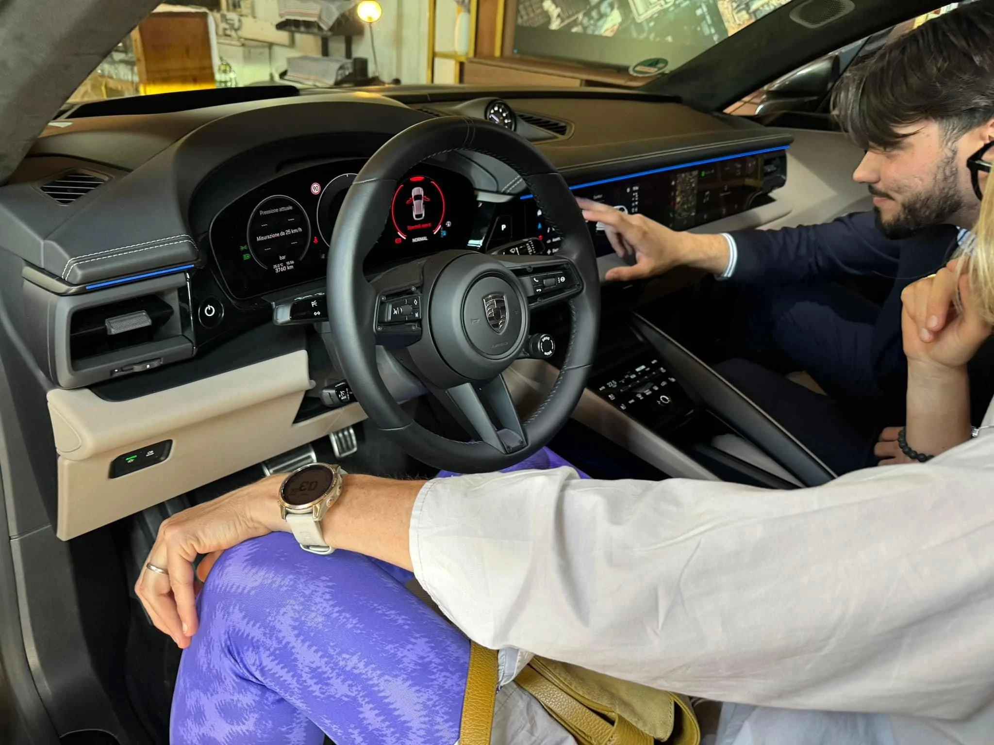 Electric Macan EV Macan EV Presentation in Rome -- Turbo and Macan EV 4 IMG_4193