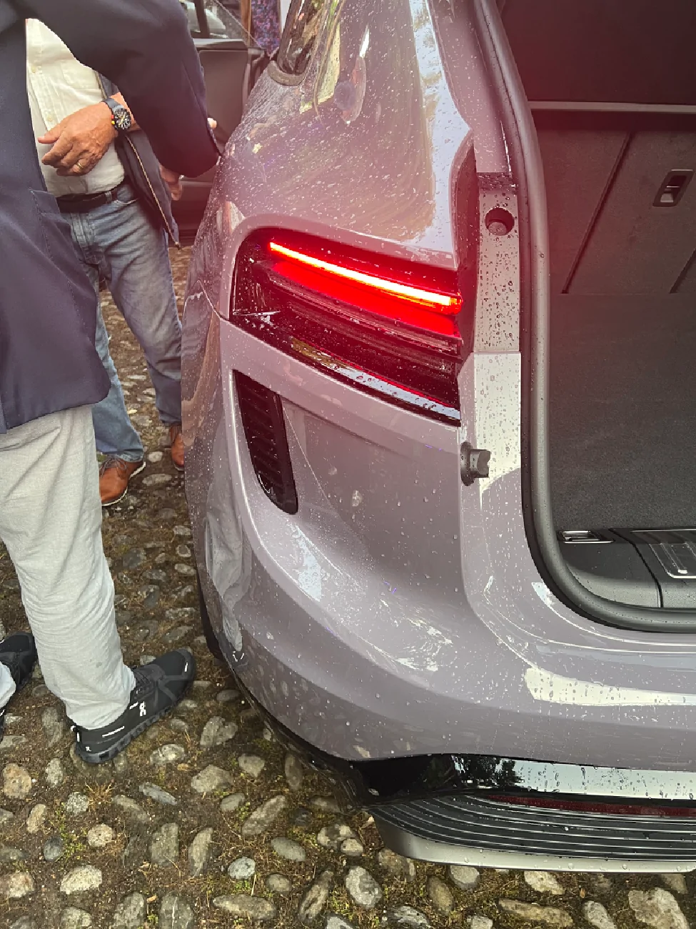 Electric Macan EV Macan EV Presentation in PEC Franciacorta (ITALY) -- Turbo and Macan EV 4 (Aventurine Green + Provence) IMG_3503