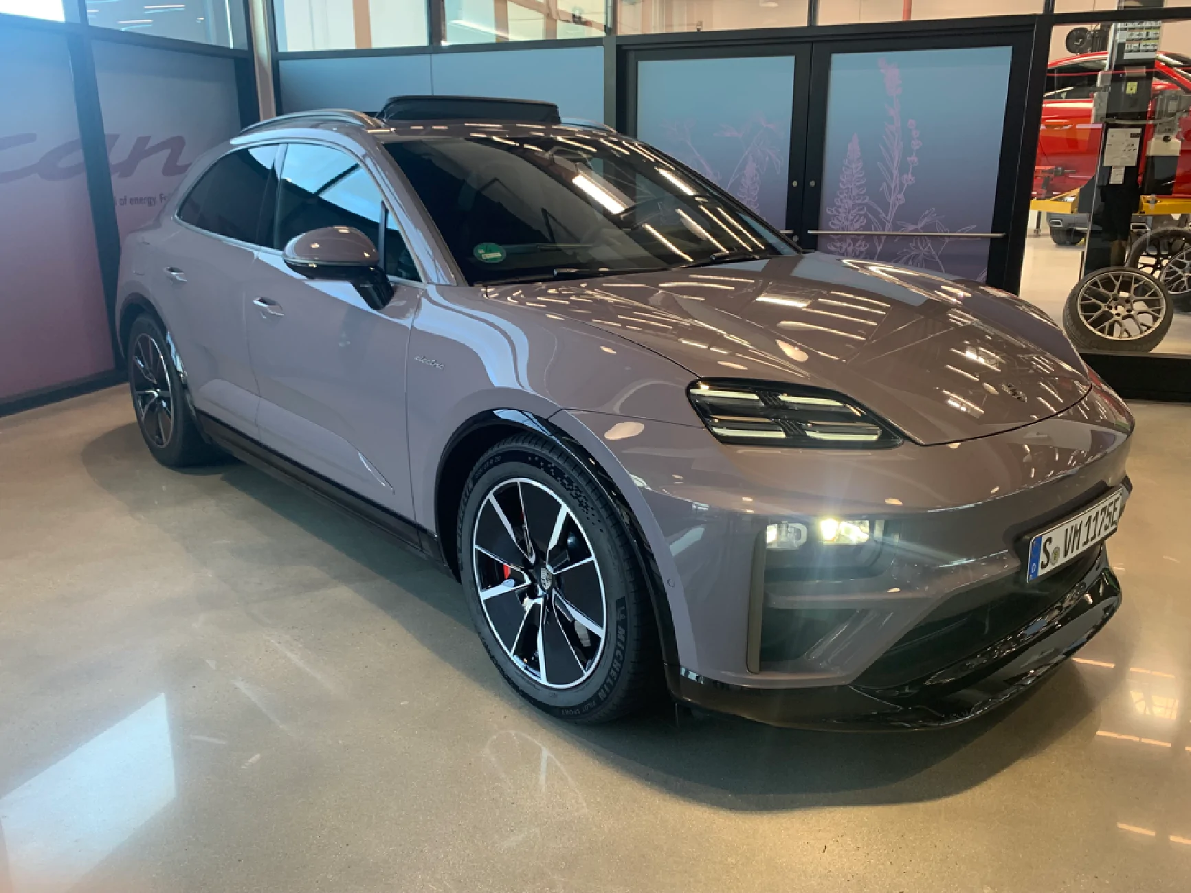 Electric Macan EV Test drive review of Macan EV @ PEC ATL Experience w/ comparison vs. ICE Macan IMG_9815