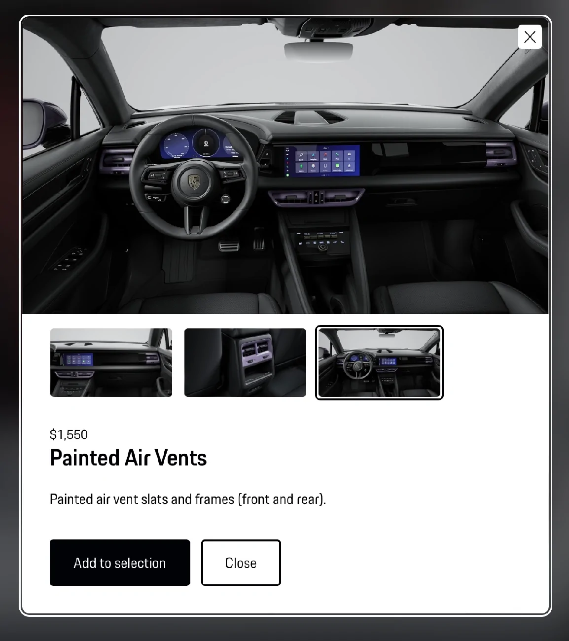 Electric Macan EV New options added to the configurator IMG_0519
