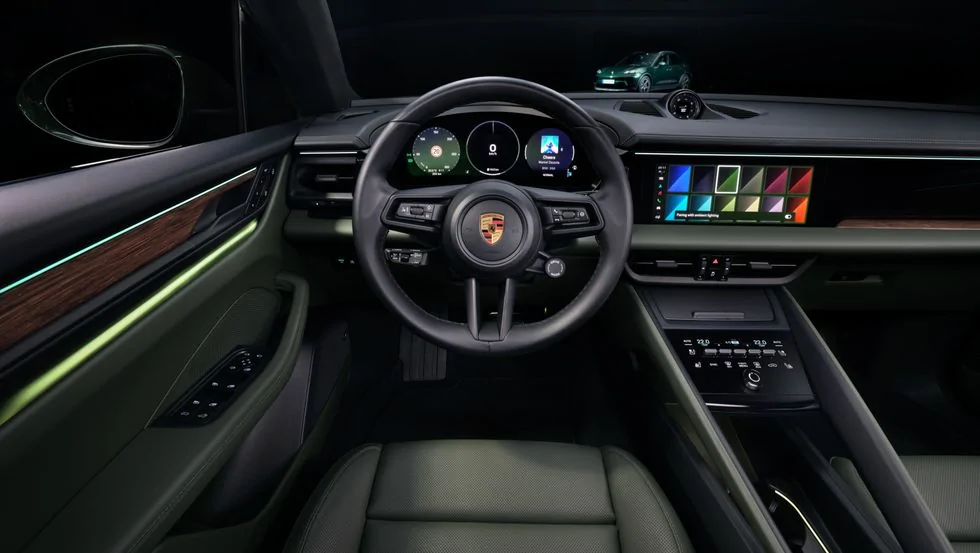 Electric Macan EV Is this new UI a mistake or for real? Screenshot