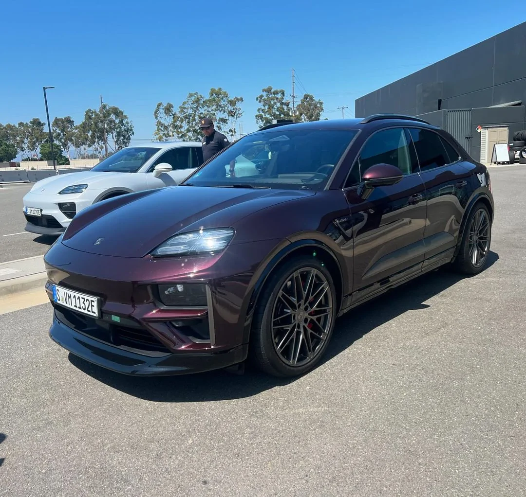 Electric Macan EV COPPER RUBY Macan EV Photos Thread Ruby Copper Metallic Macan EV Electric