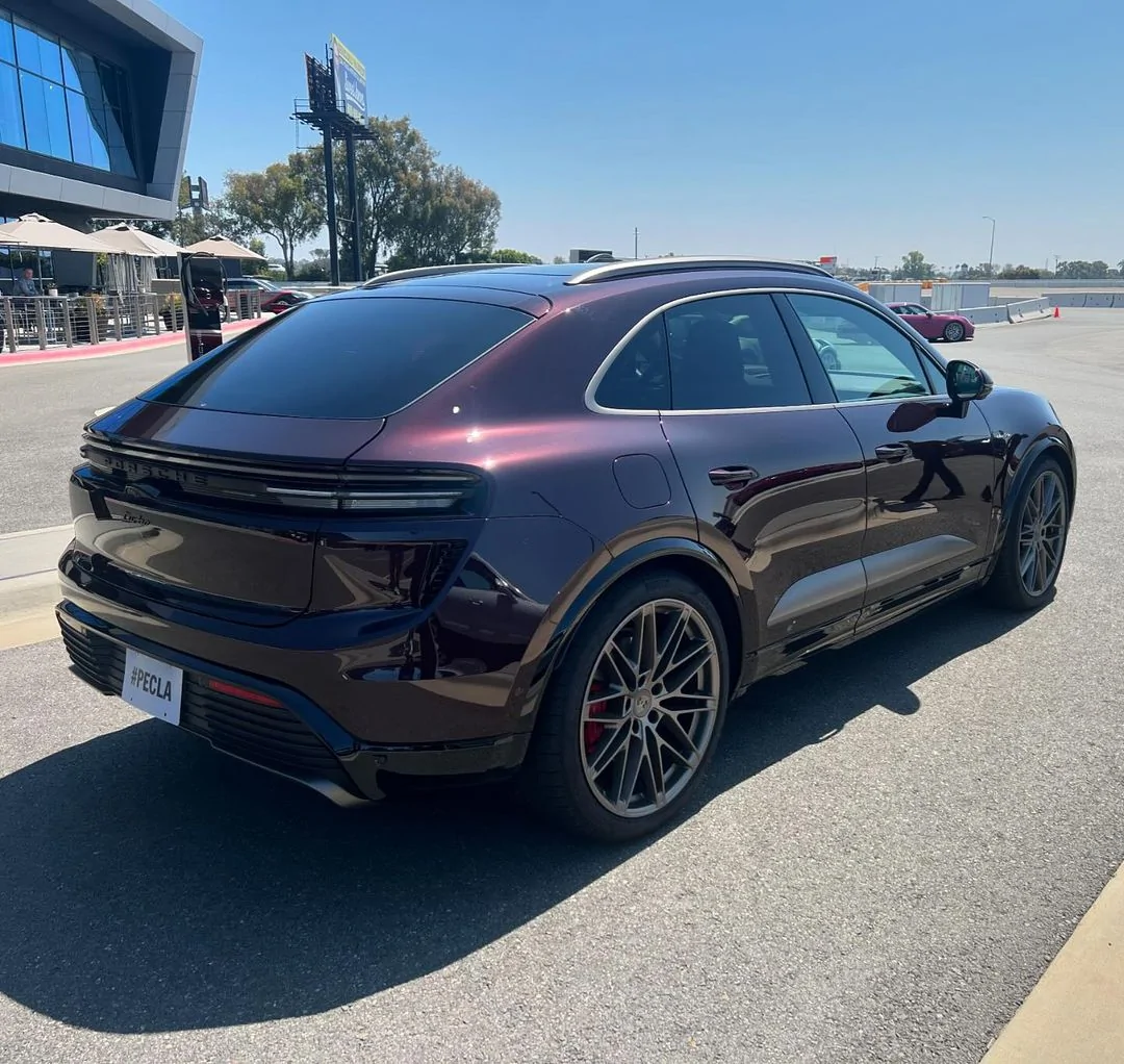 Electric Macan EV COPPER RUBY Macan EV Photos Thread Ruby Copper Metallic Macan EV Electric 2