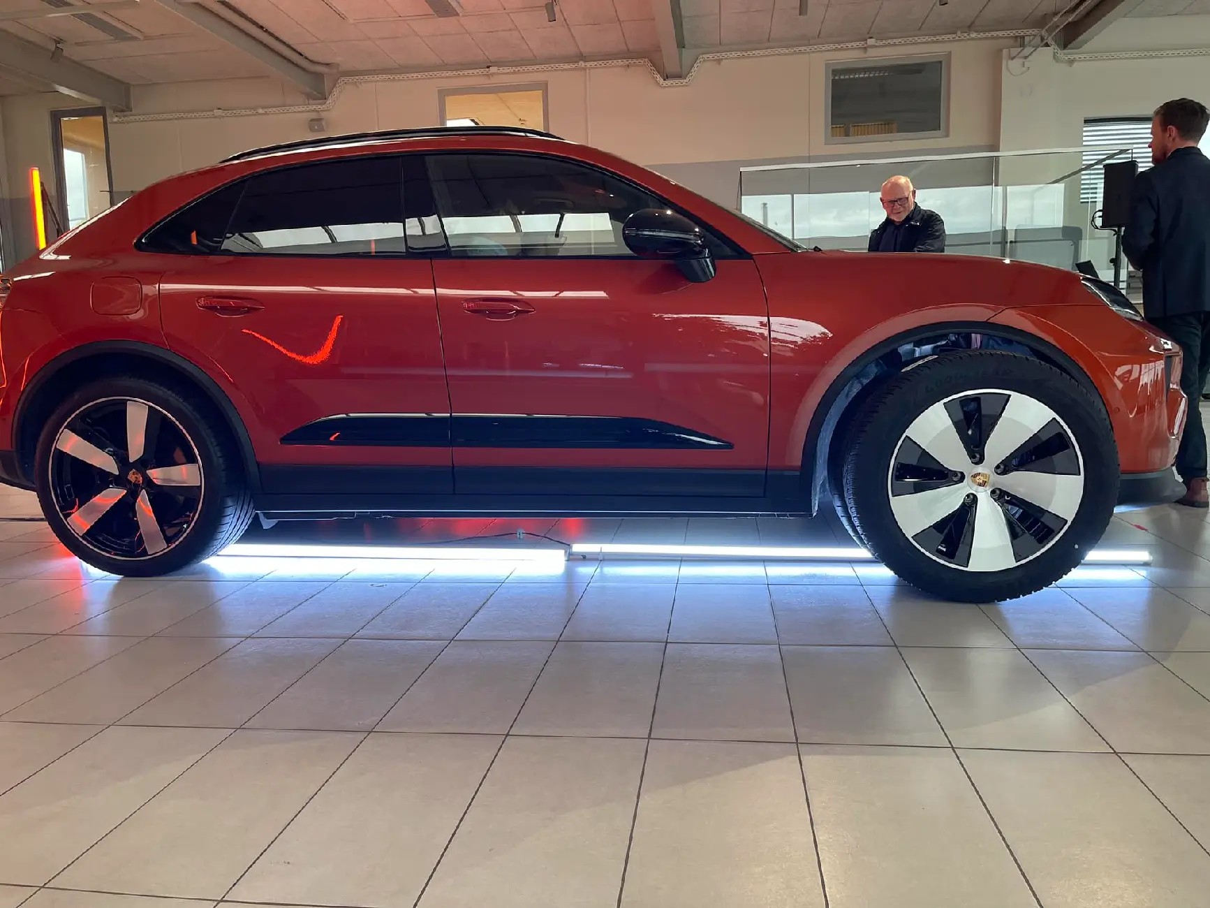 Electric Macan EV PAPAYA Macan EV Photos Thread Papaya color electric Macan EV 6