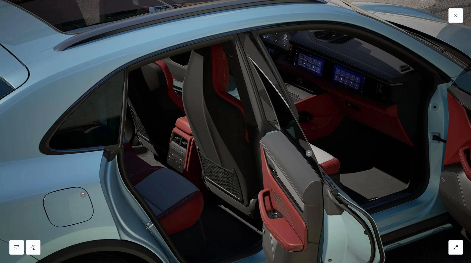 Electric Macan EV Configurator Update: 360 View now renders the gear tunnel leather + deviated stitching Screenshot 2024-08-29 at 9.28.56 AM