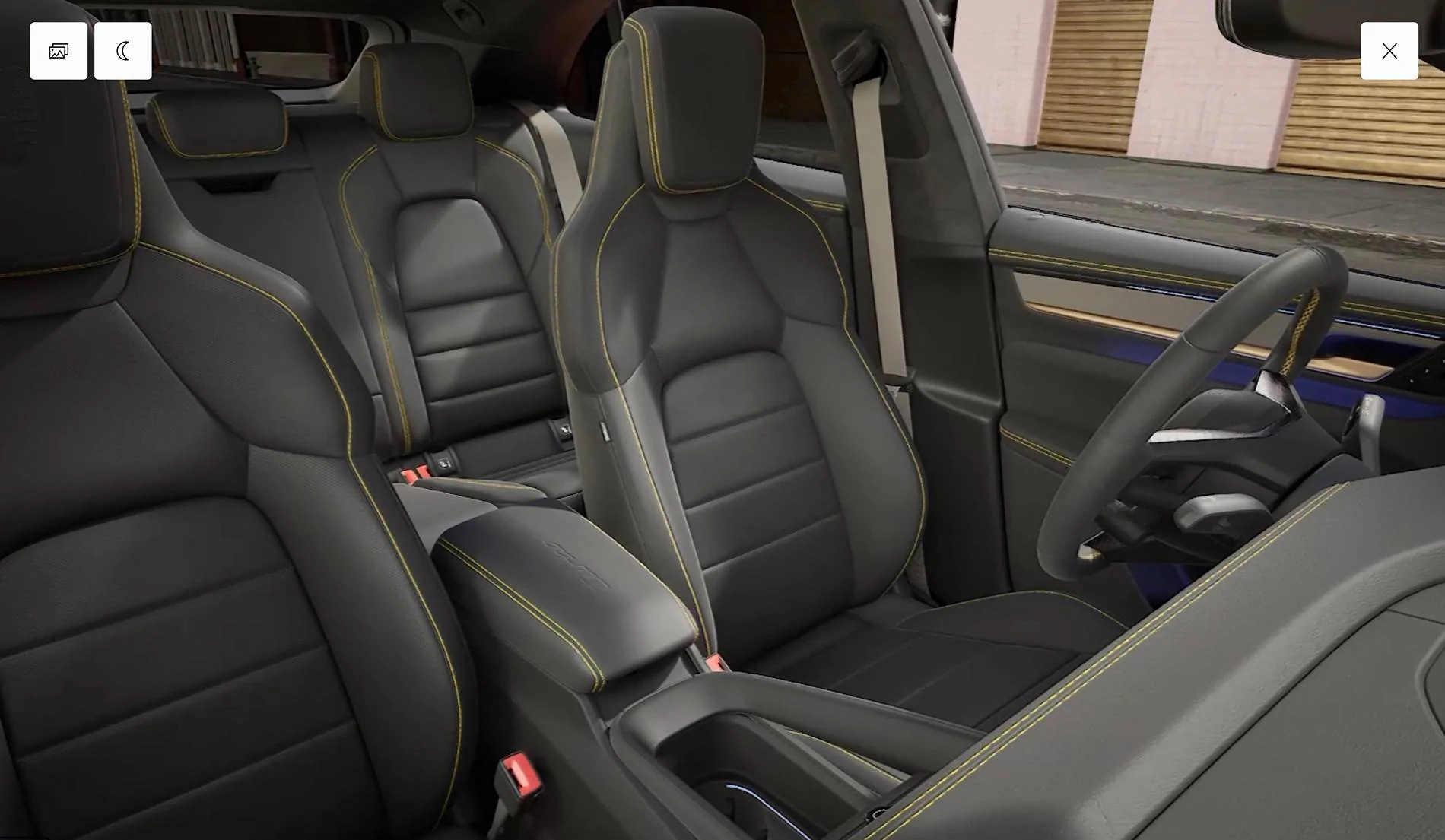 Electric Macan EV Configurator Update: 360 View now renders the gear tunnel leather + deviated stitching IMG_3436