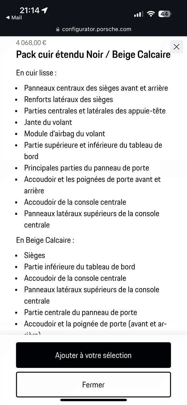 Electric Macan EV Leather package vs interior (dashboard material?) IMG_0430