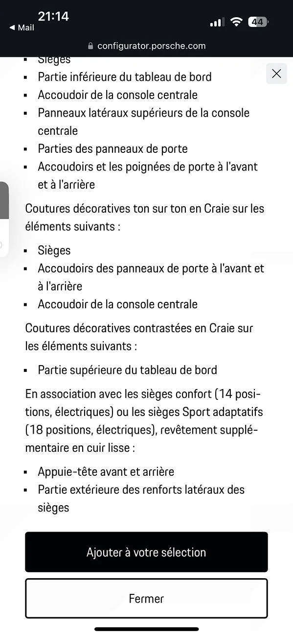 Electric Macan EV Leather package vs interior (dashboard material?) IMG_0429