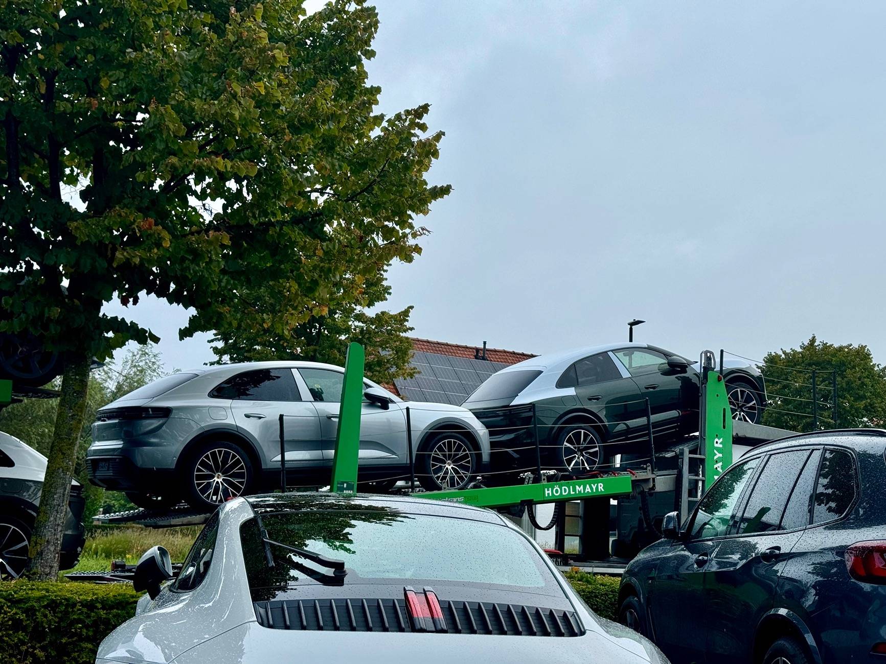 Electric Macan EV New Macan 4 and Turbo EV delivery to local dealer (photos) IMG_5936