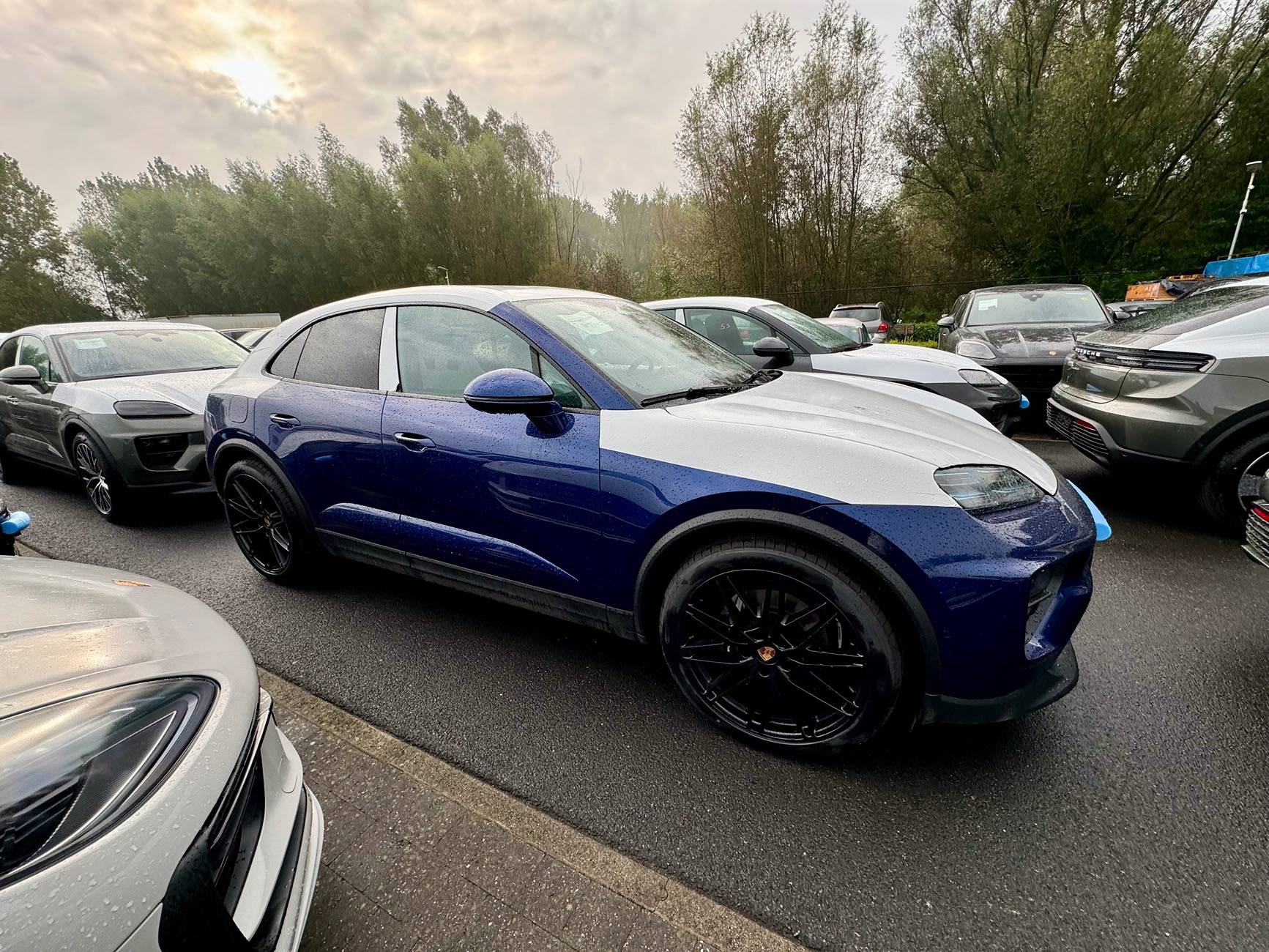 Electric Macan EV New Macan 4 and Turbo EV delivery to local dealer (photos) IMG_5945