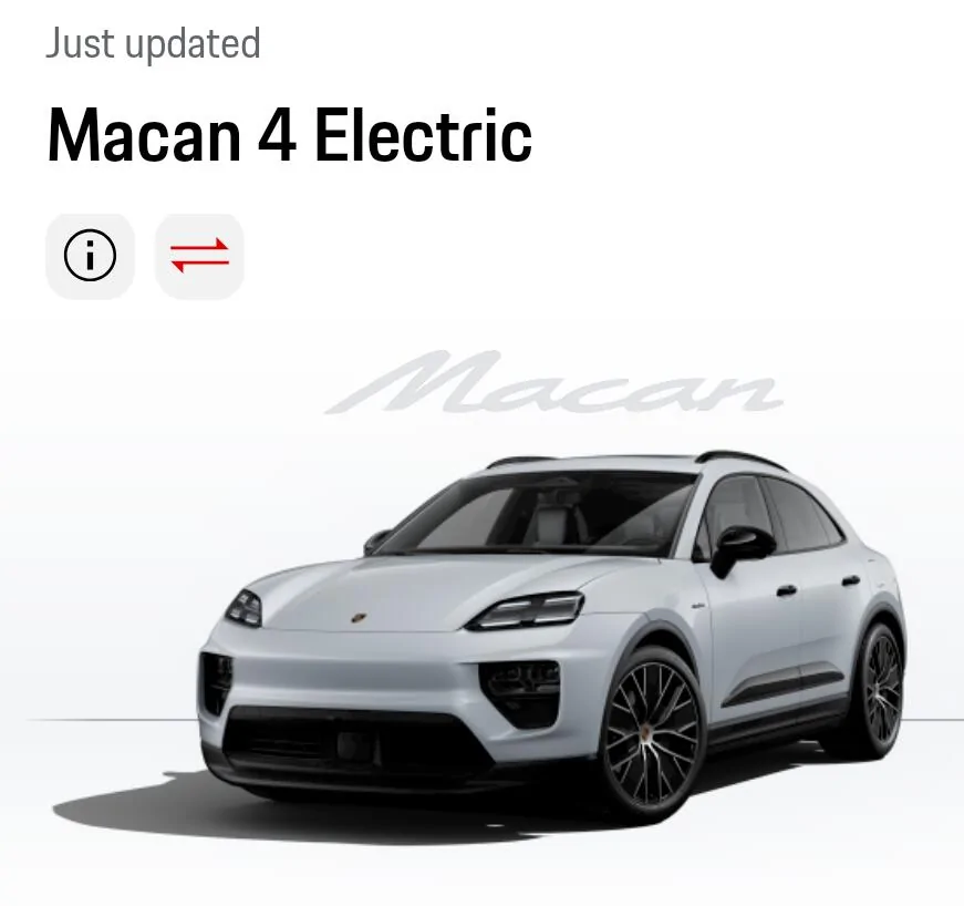 Electric Macan EV Macan EV in Porsche App - Post Yours! 📲 1000006990