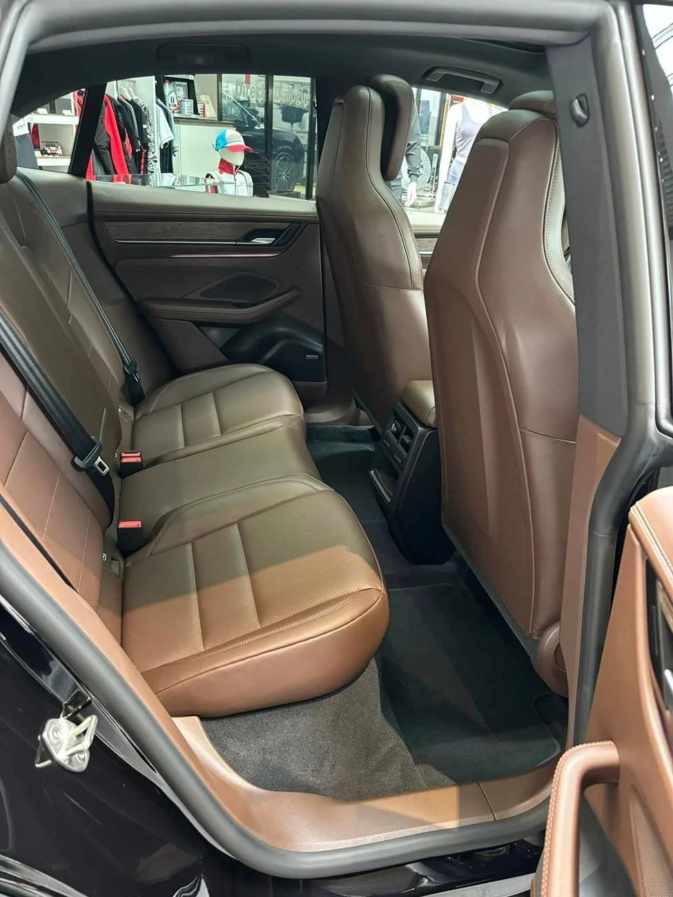 Electric Macan EV BLACK & JET BLACK METALLIC Macan EV Photos Thread truffle brown interior macan ev electric 3