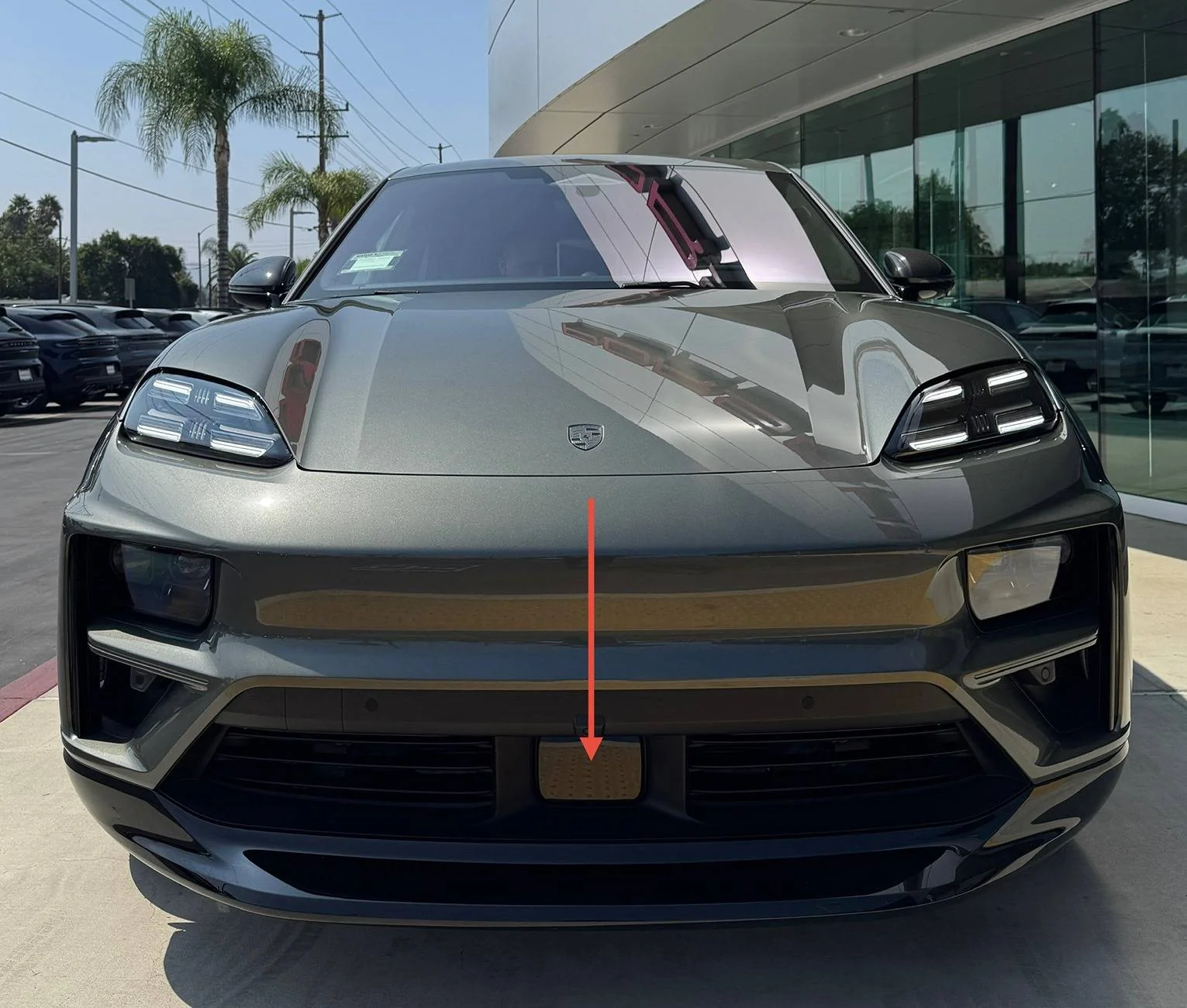 Electric Macan EV Is this a sensor?  What is this for? IMG_1688