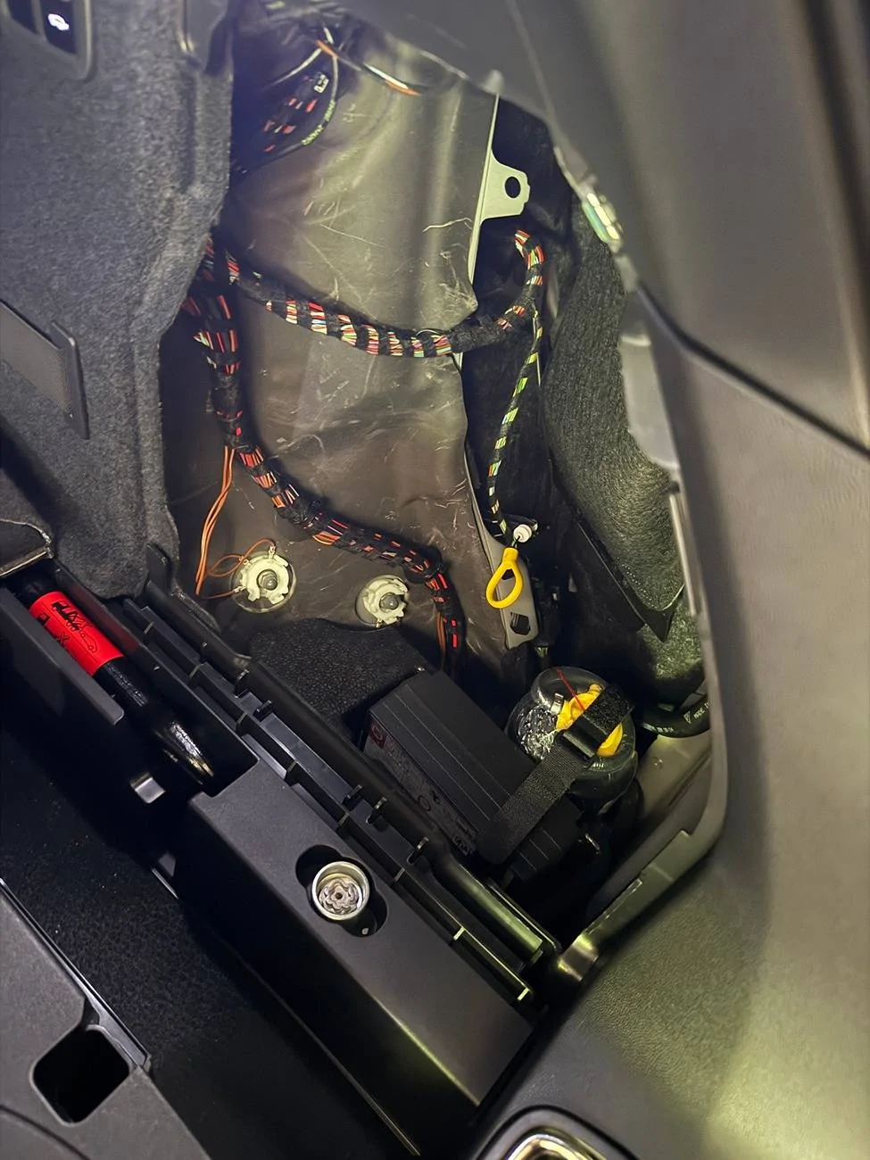 Electric Macan EV Tire Sealing Compound and Air Compressor IMG_4976