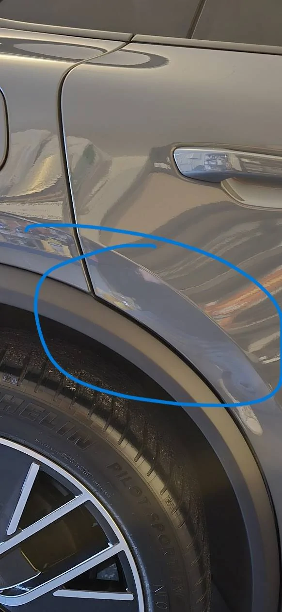 Electric Macan EV Rear Doors Panel Gaps Dx