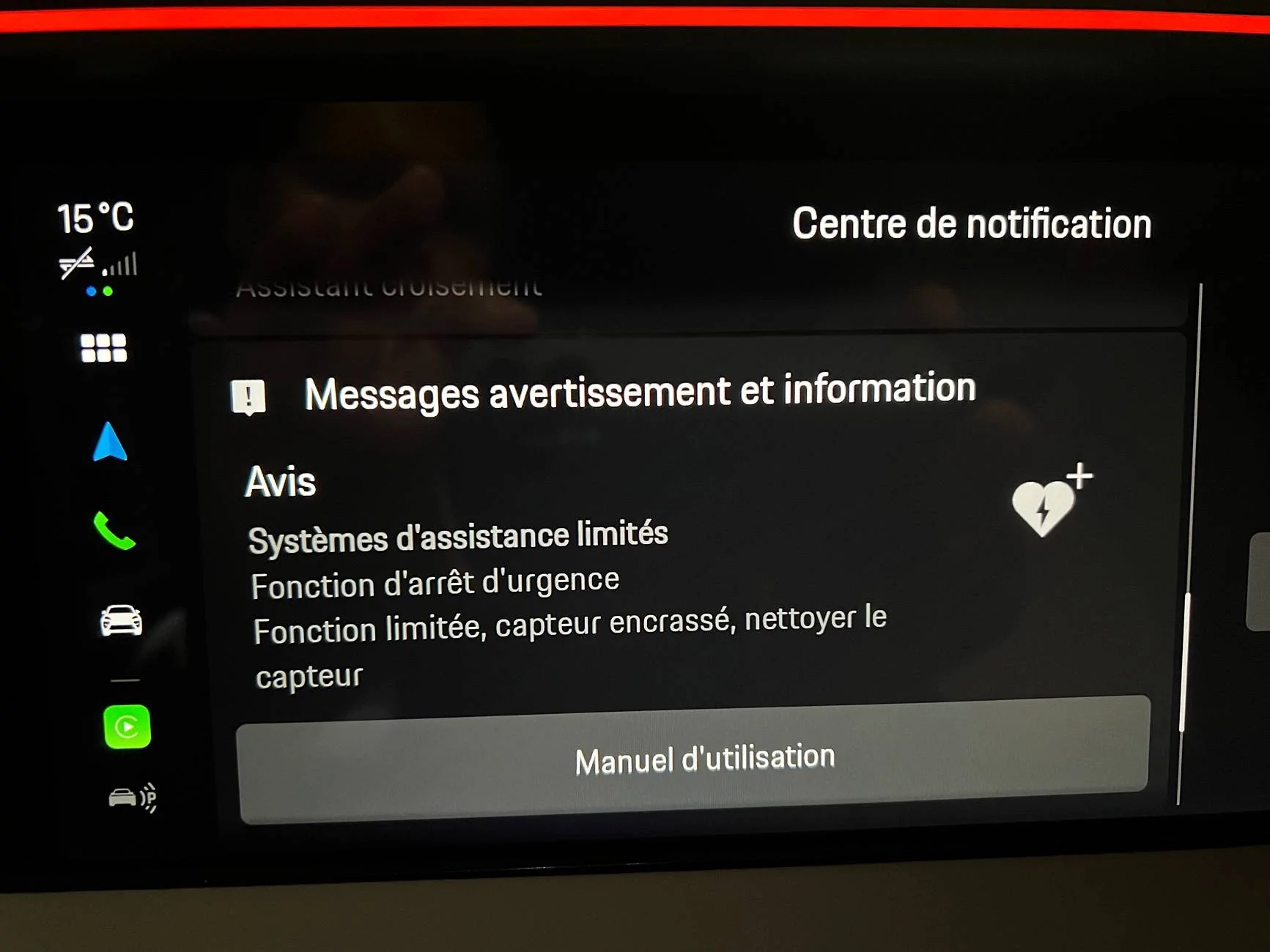 Electric Macan EV Assistance Systems Error - Speed Limit Display (warning message) IMG_6472