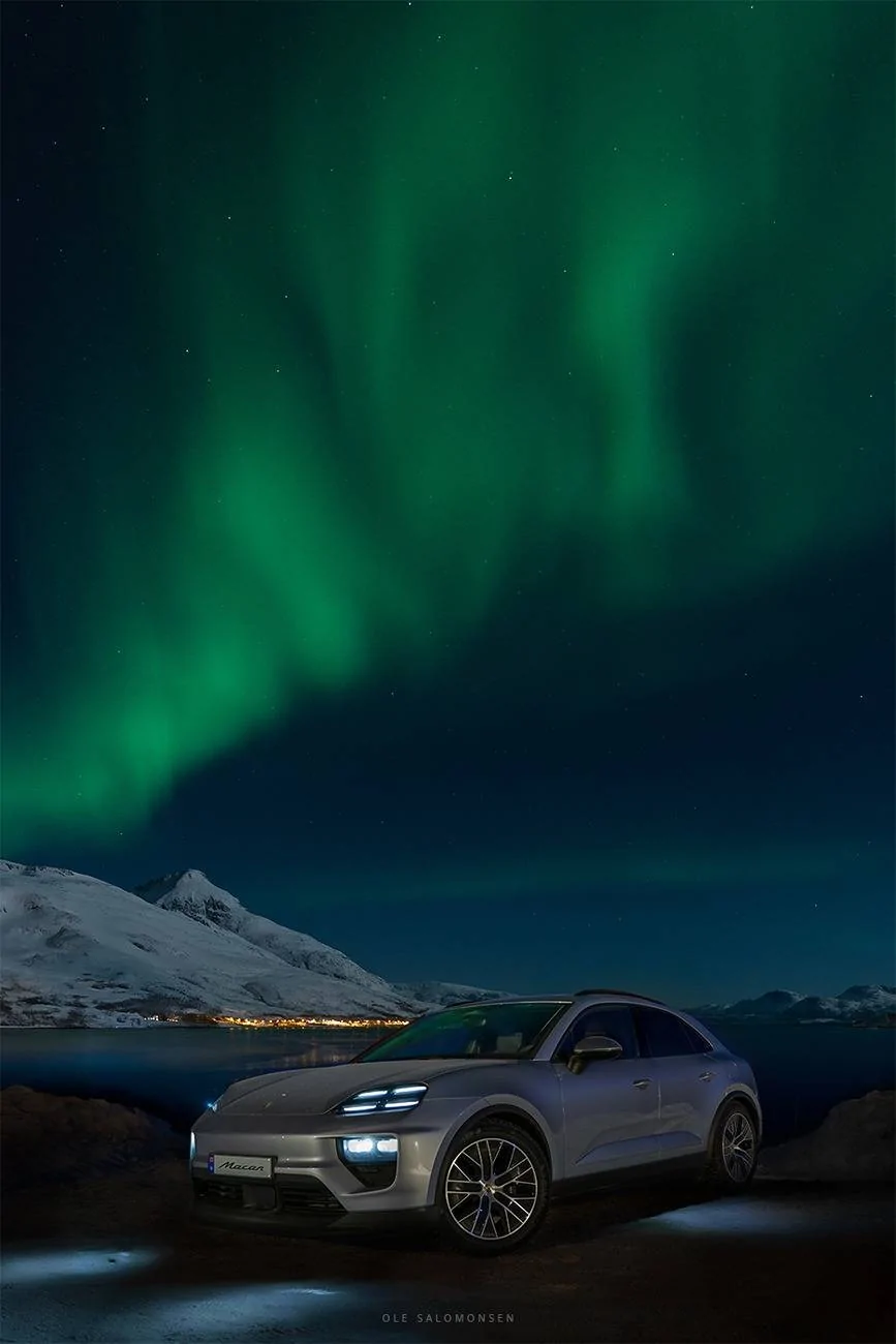Electric Macan EV Random daily Macan EV photos - post yours! 🤳 dolomite silver macan electric ev northern lights 1