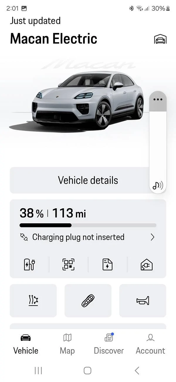 Electric Macan EV credit where credit is due…Porsche nailed this… phone key