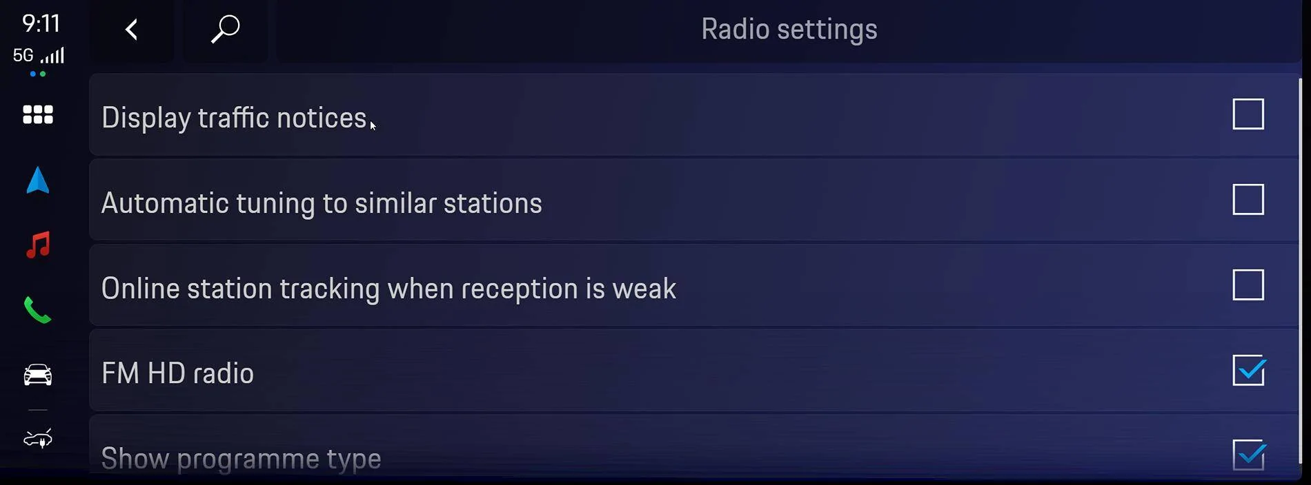 Electric Macan EV Traffic Announcement setting / option? 1736675373290-lq