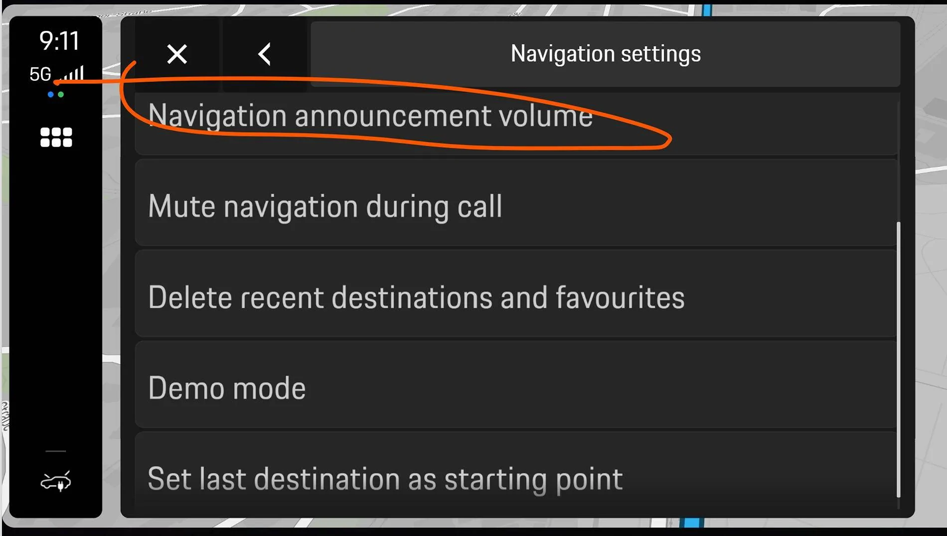 Electric Macan EV Traffic Announcement setting / option? 1736702387230-1g