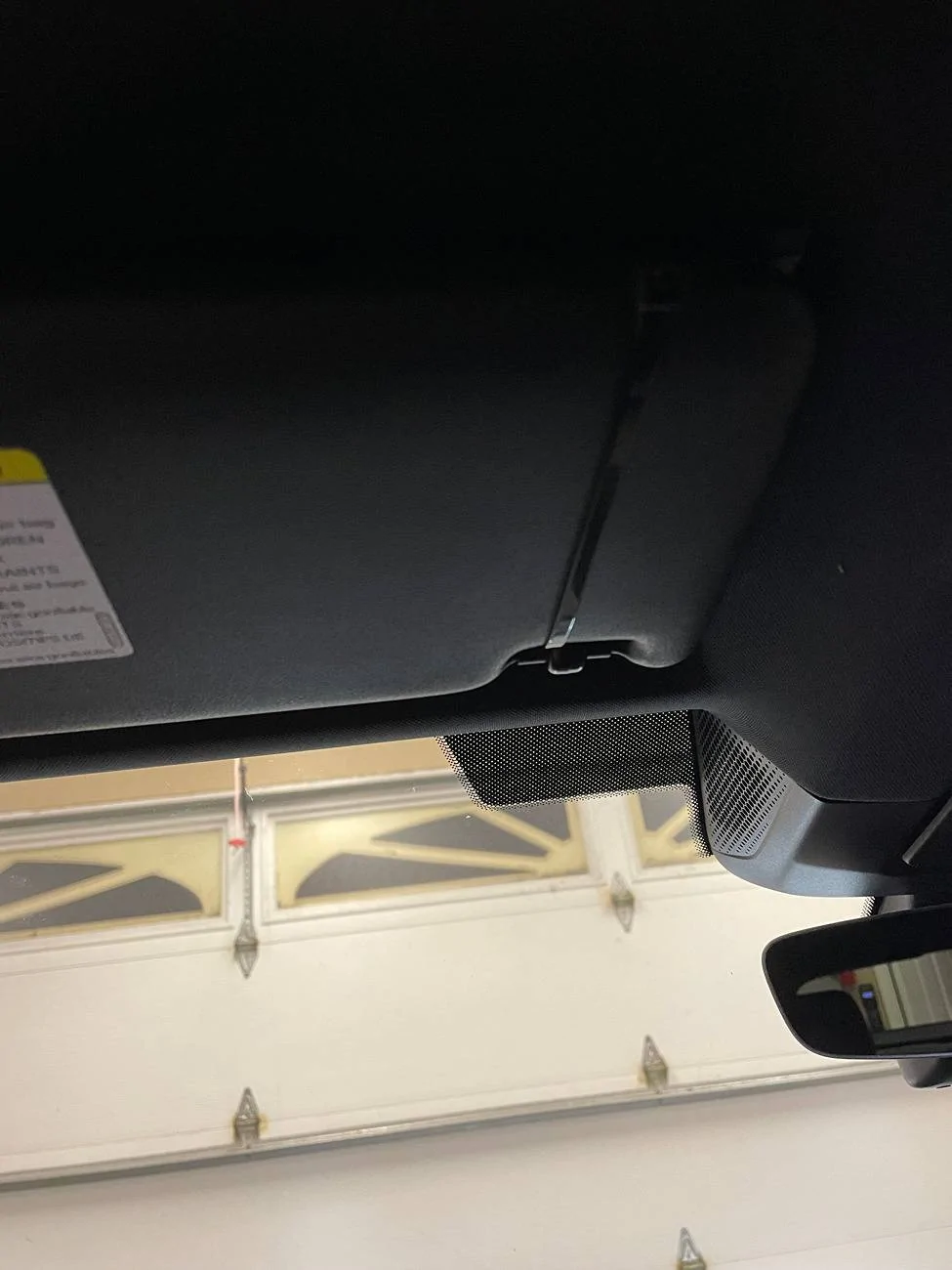 Electric Macan EV Is this a sun visor for ants? 3D print sun visor extension solution IMG_3275