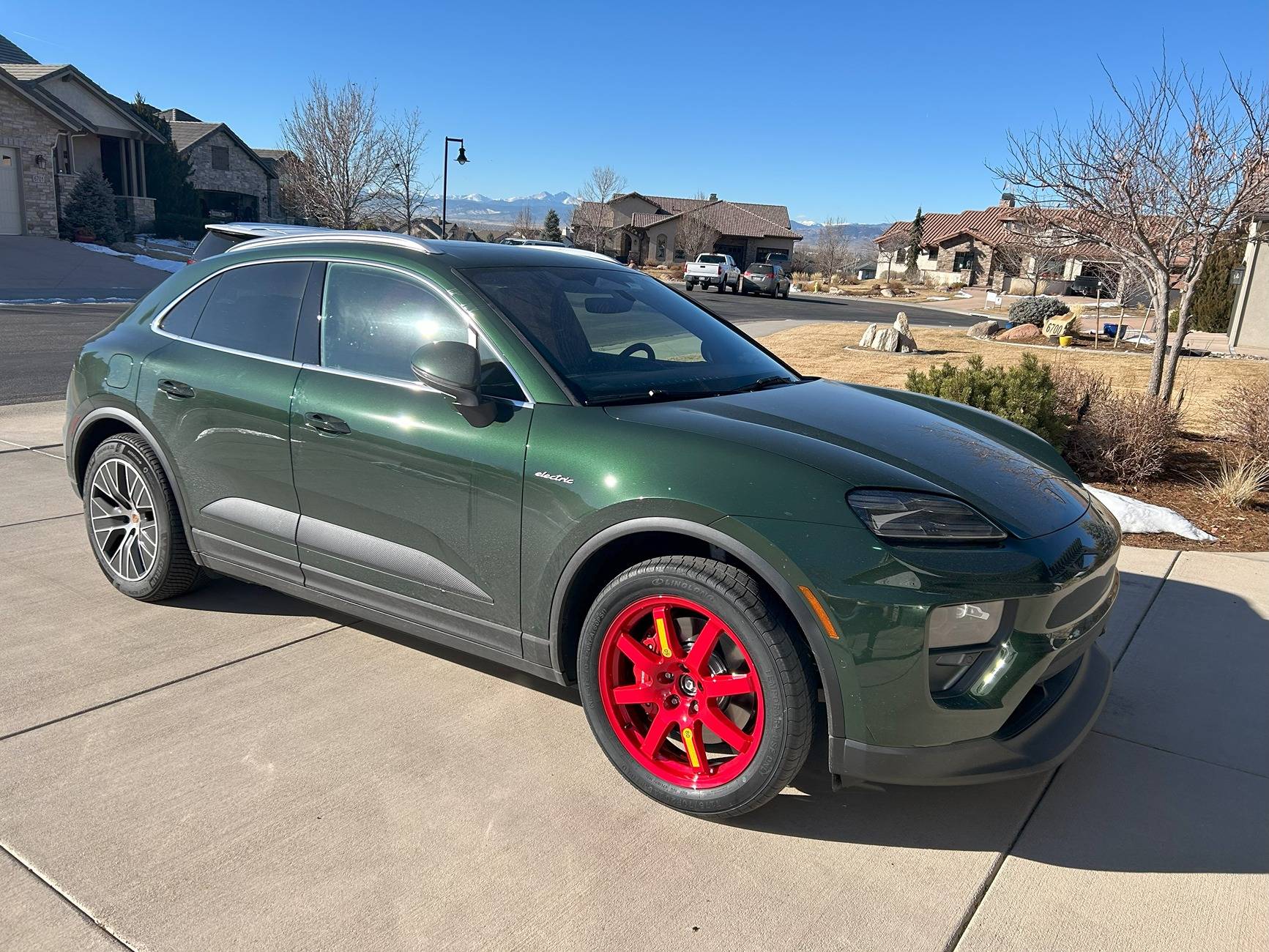 Electric Macan EV Spare Tire found! EZ Spare Wheel Installed Spare Tire 2