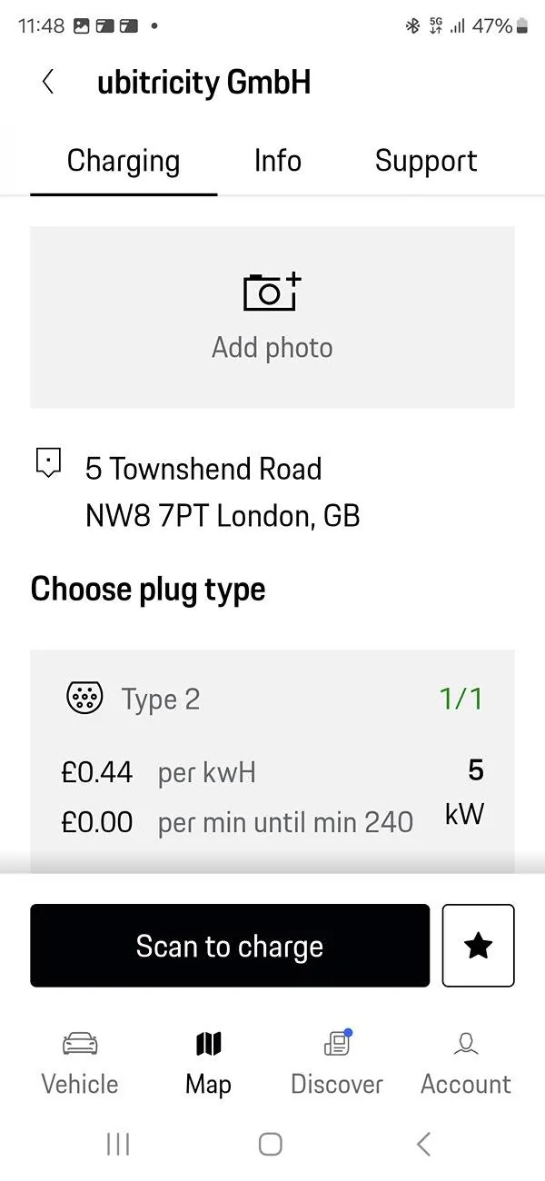 Electric Macan EV Porsche Charging Service Plus email charging