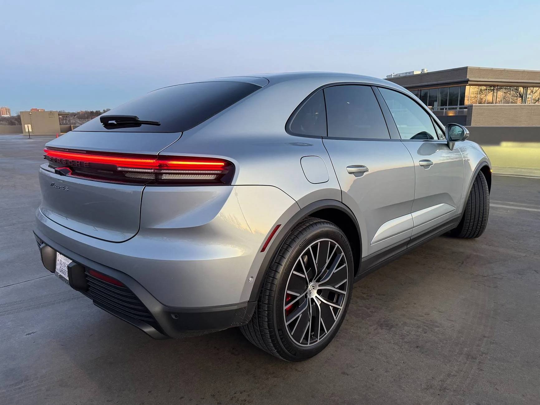 Electric Macan EV 4S Just Delivered! Dolomite Silver + Truffle Brown Interior IMG_0929