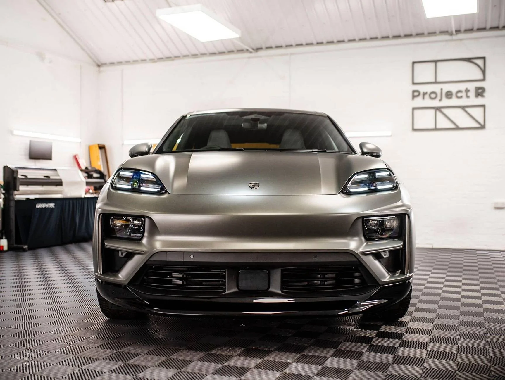 Electric Macan EV XPEL Stealth PPF on Aventurine Green Macan Turbo EV Electric 😍 XPEL Stealth PPF on Aventurine Green Macan EV Electric 4