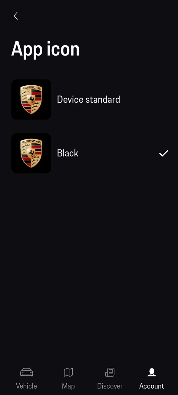 Electric Macan EV Car color wrong in PCM and app Screenshot_20250202_101755