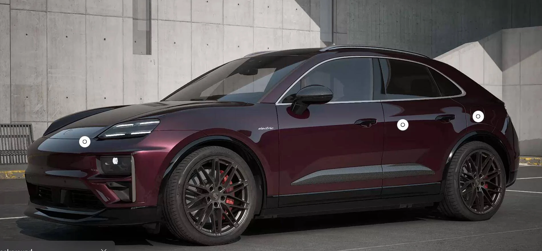 Electric Macan EV Macan Turbo EV, copper ruby metallic, please help me pick between 2 wheel colors Turbonit