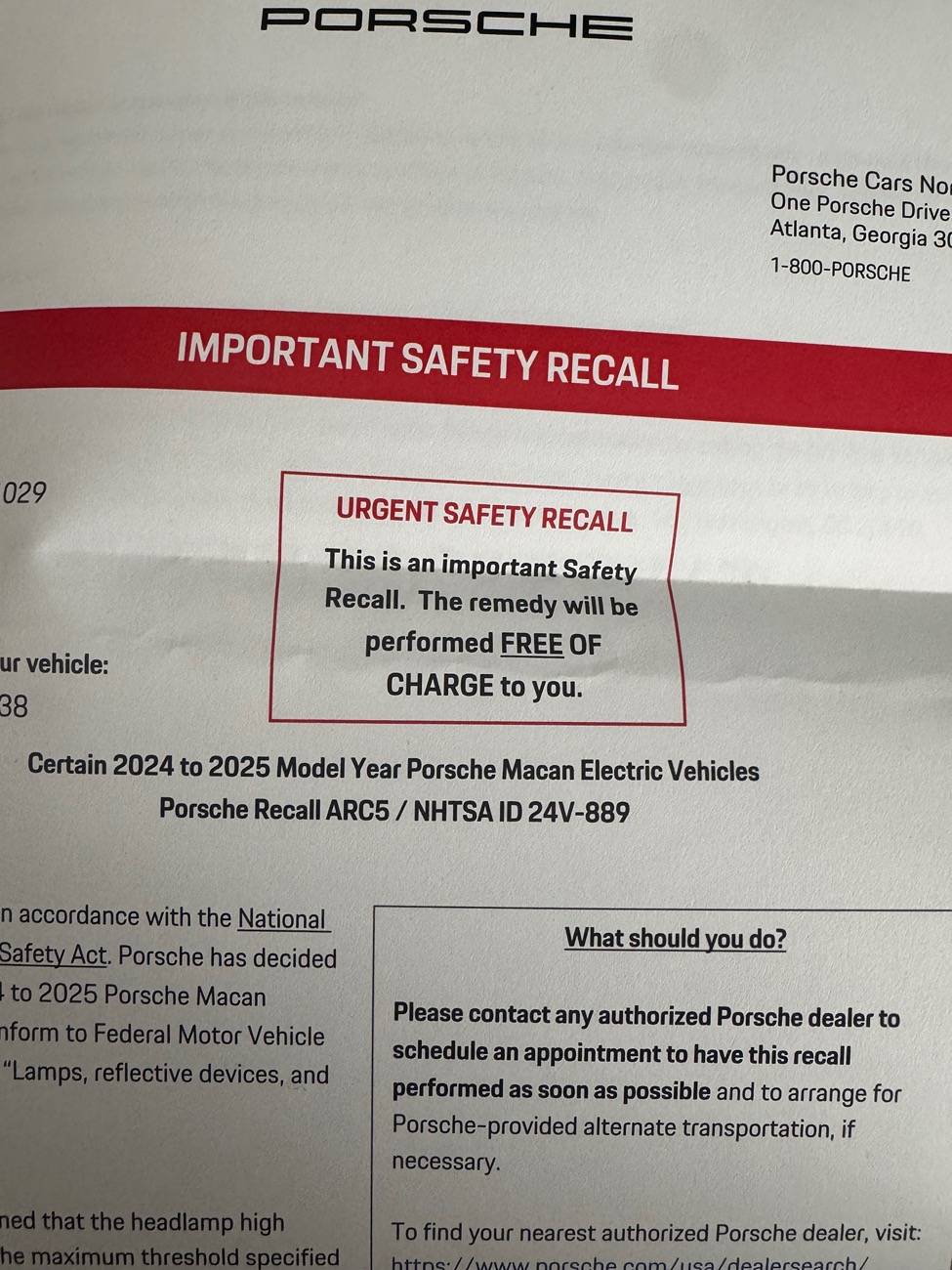 Electric Macan EV Macan EV recall in US - headlights may shine too bright (2,941 units affected) IMG_2217