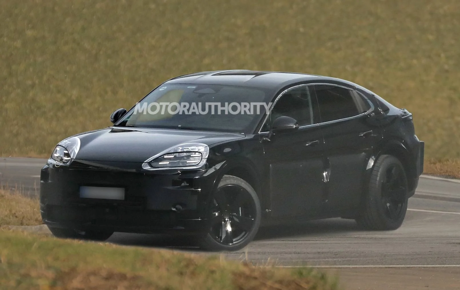 Electric Macan EV Cayenne Coupe Spy Shots Caught IMG_3881