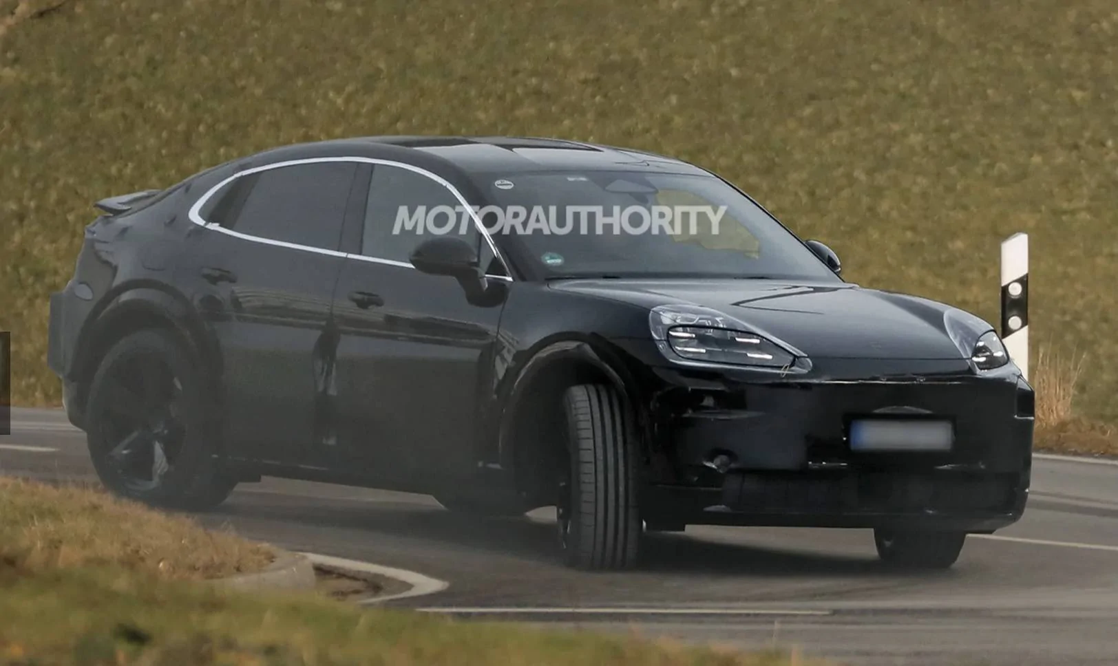 Electric Macan EV Cayenne Coupe Spy Shots Caught IMG_3882