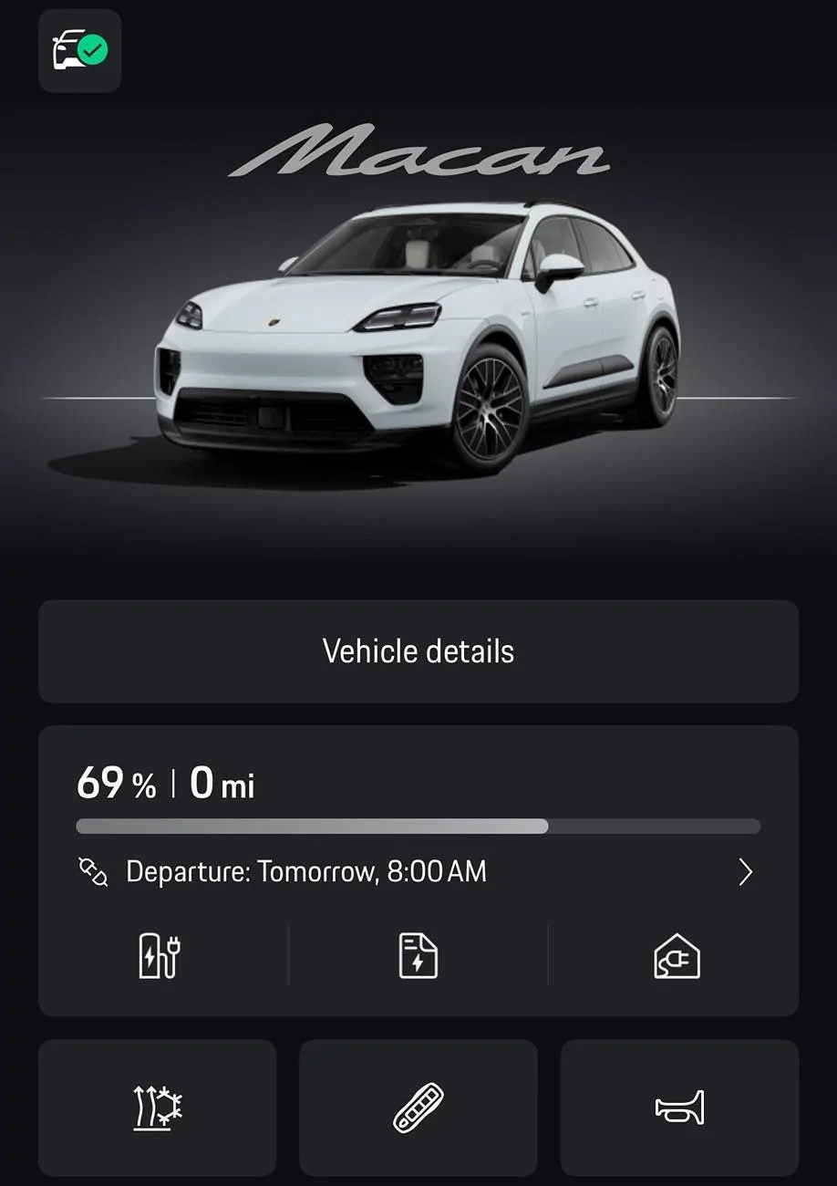 Electric Macan EV Car won’t start. Multiple messages IMG_3137