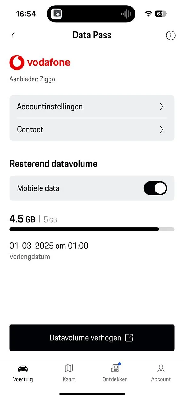 Electric Macan EV Spotify keeps playing in background IMG_0235