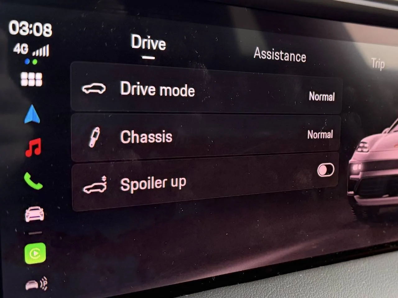 Electric Macan EV PCM doesn't display the Chassis Level option anymore IMG_1708