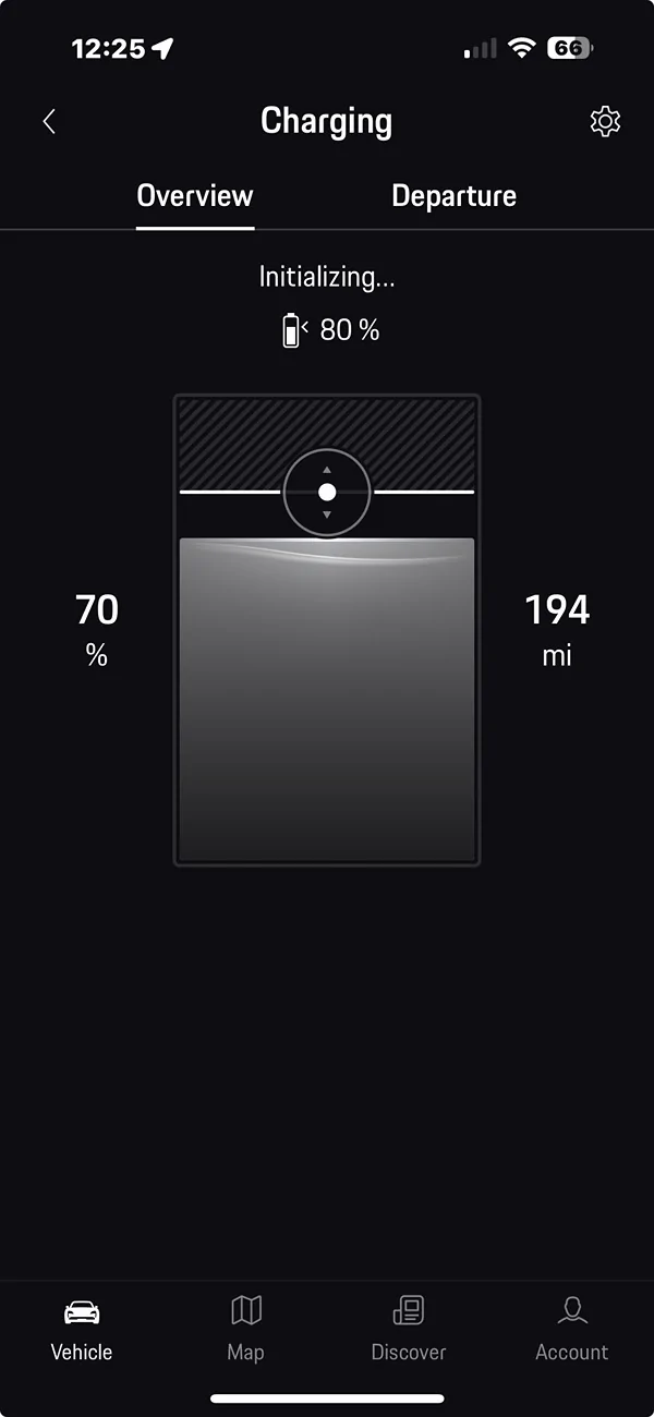 Electric Macan EV SOLVED New Turbo - not charging Screenshot 2025-02-26 at 12.25.04 PM