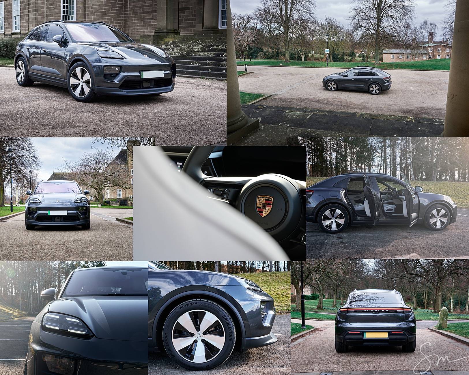 Electric Macan EV Photo Journal- Macan Volcano Grey-Black/Crayon Porsche