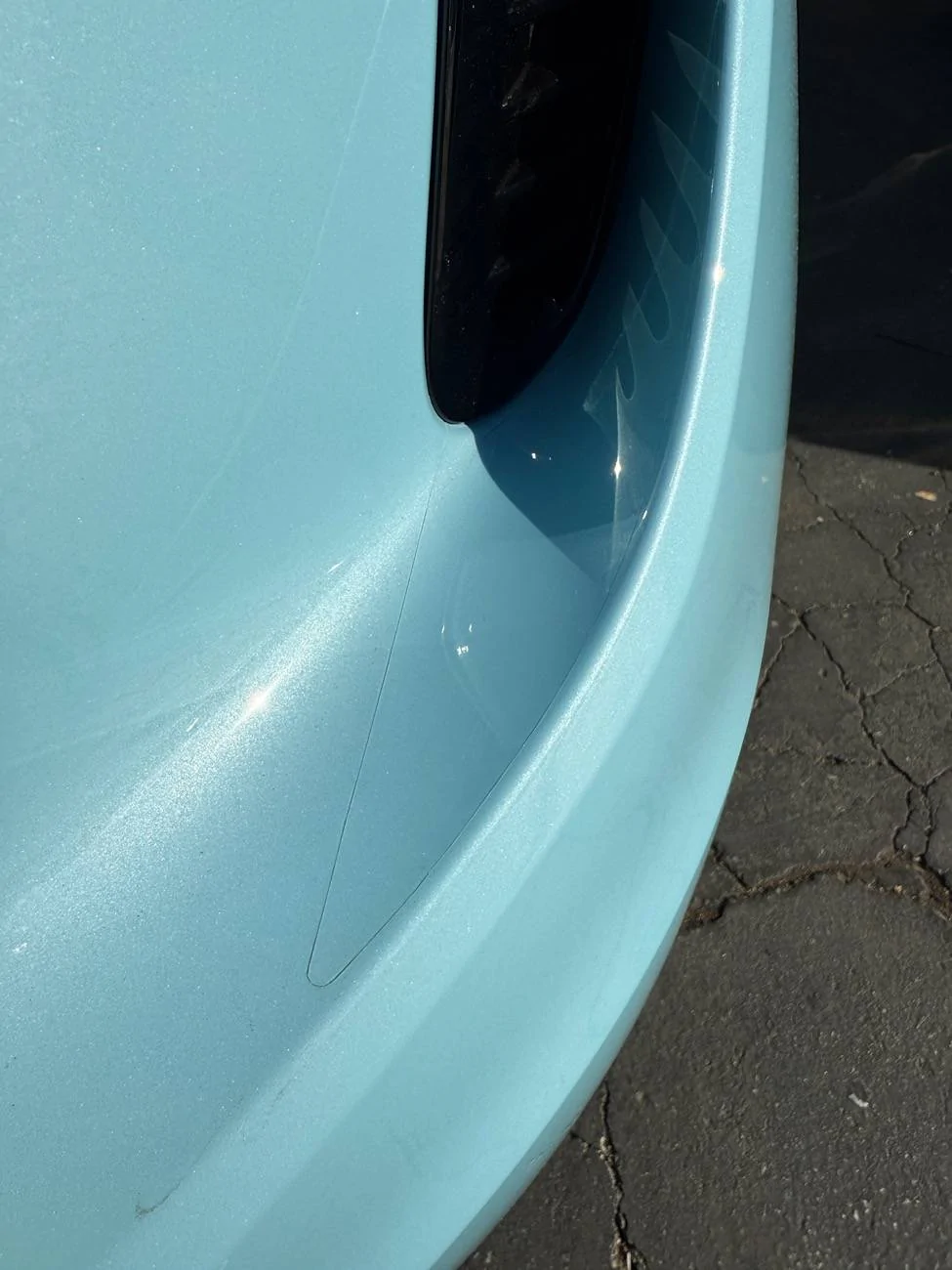 Electric Macan EV PPF Coverage Issue on Macan EV Turbo - Dust Line on Rear Bumper IMG_4460