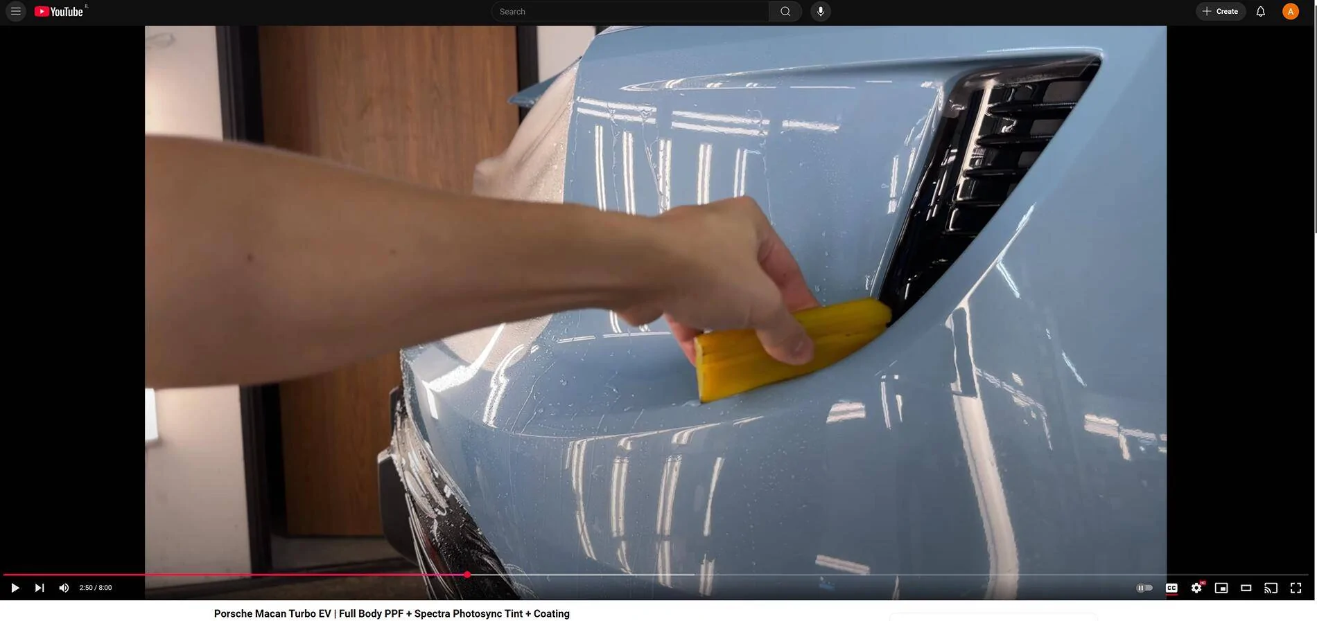 Electric Macan EV PPF Coverage Issue on Macan EV Turbo - Dust Line on Rear Bumper ppf referenc