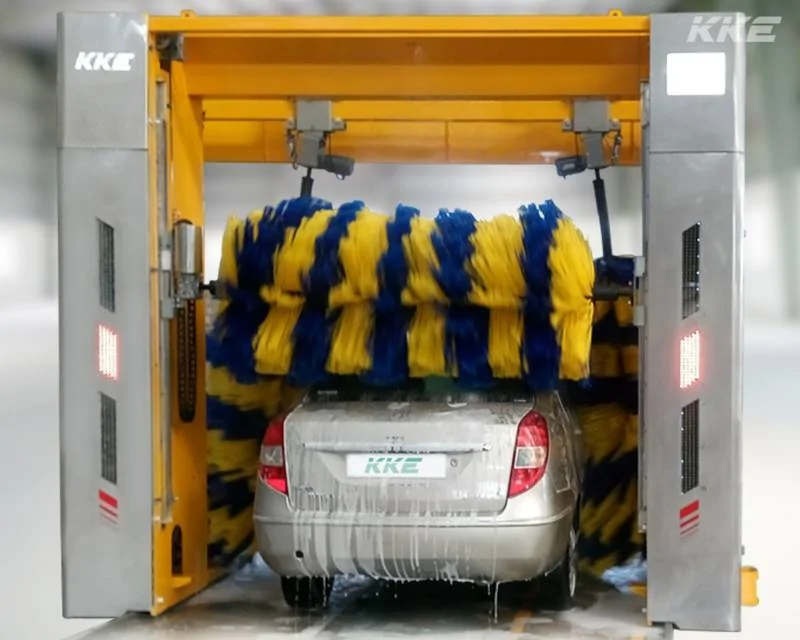 Electric Macan EV Washing Macan EV & Charge Ports car-wash