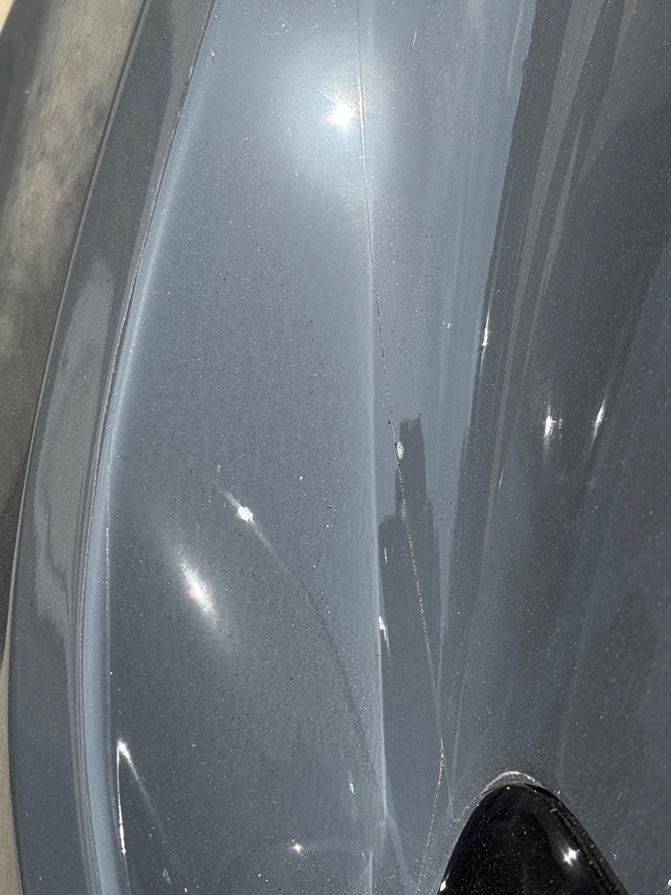 Electric Macan EV PPF Coverage Issue on Macan EV Turbo - Dust Line on Rear Bumper IMG_0901