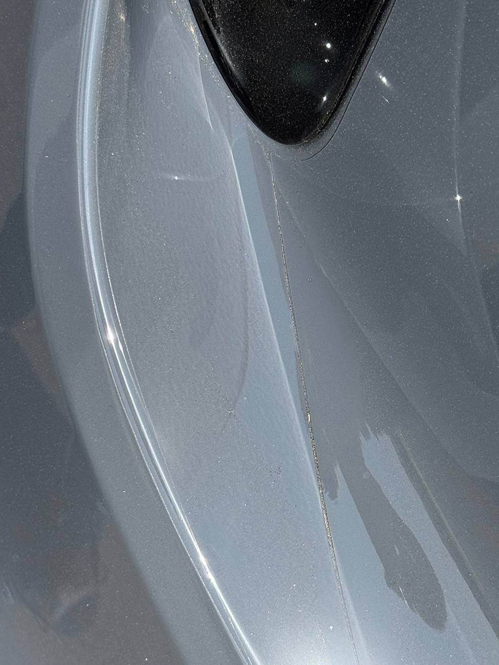 Electric Macan EV PPF Coverage Issue on Macan EV Turbo - Dust Line on Rear Bumper IMG_0900